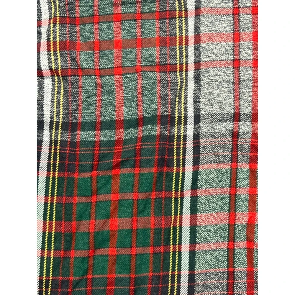 RedHead Shirt Mens 2XL Plaid Flannel Button Down Green Red Gray 100% Cotton - Picture 4 of 6